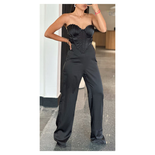 LONG PANTS BLACK SET