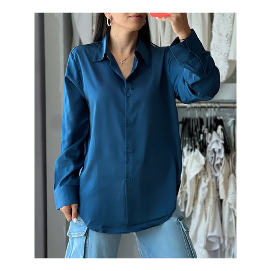 Blue Paris Top