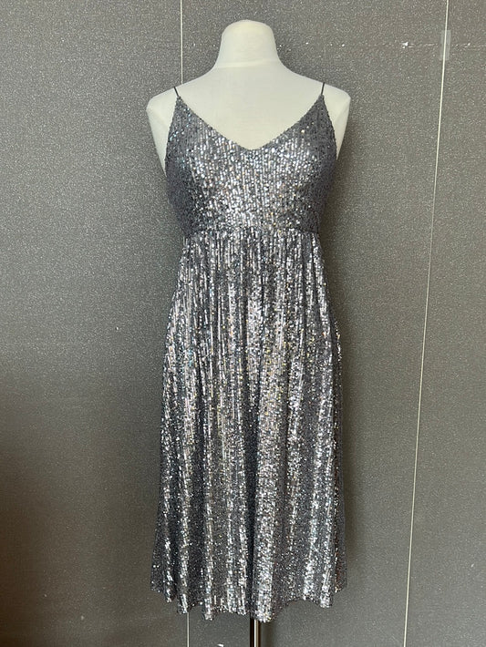 Sequin Silver Dress