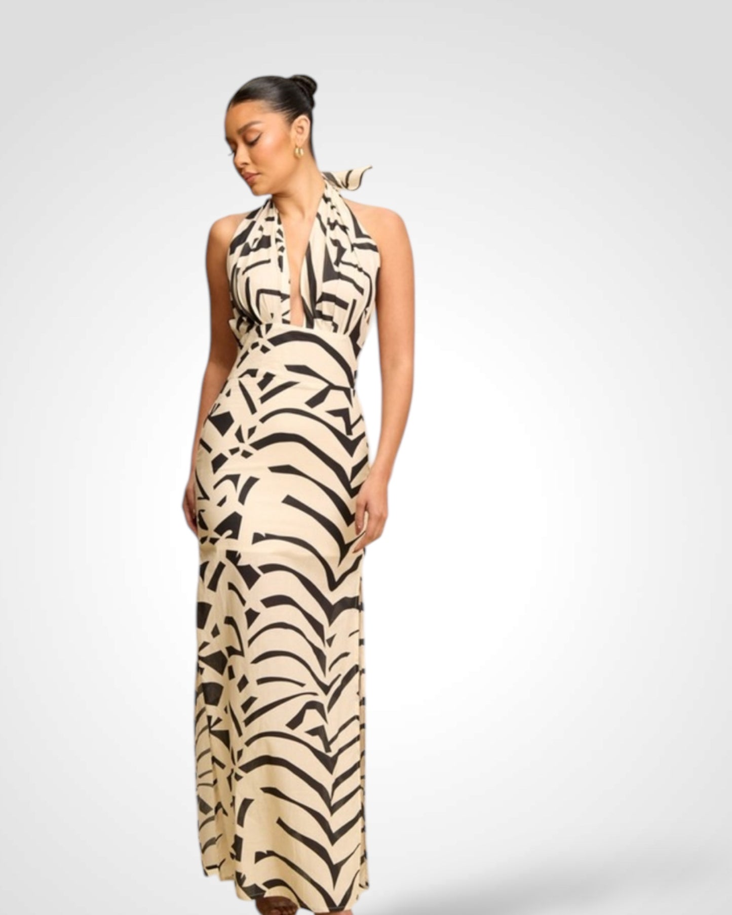 SJQ - NEPAL HALTER DRESS