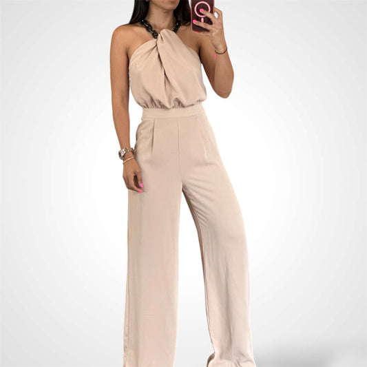 HALTER NECK JUMPSUIT