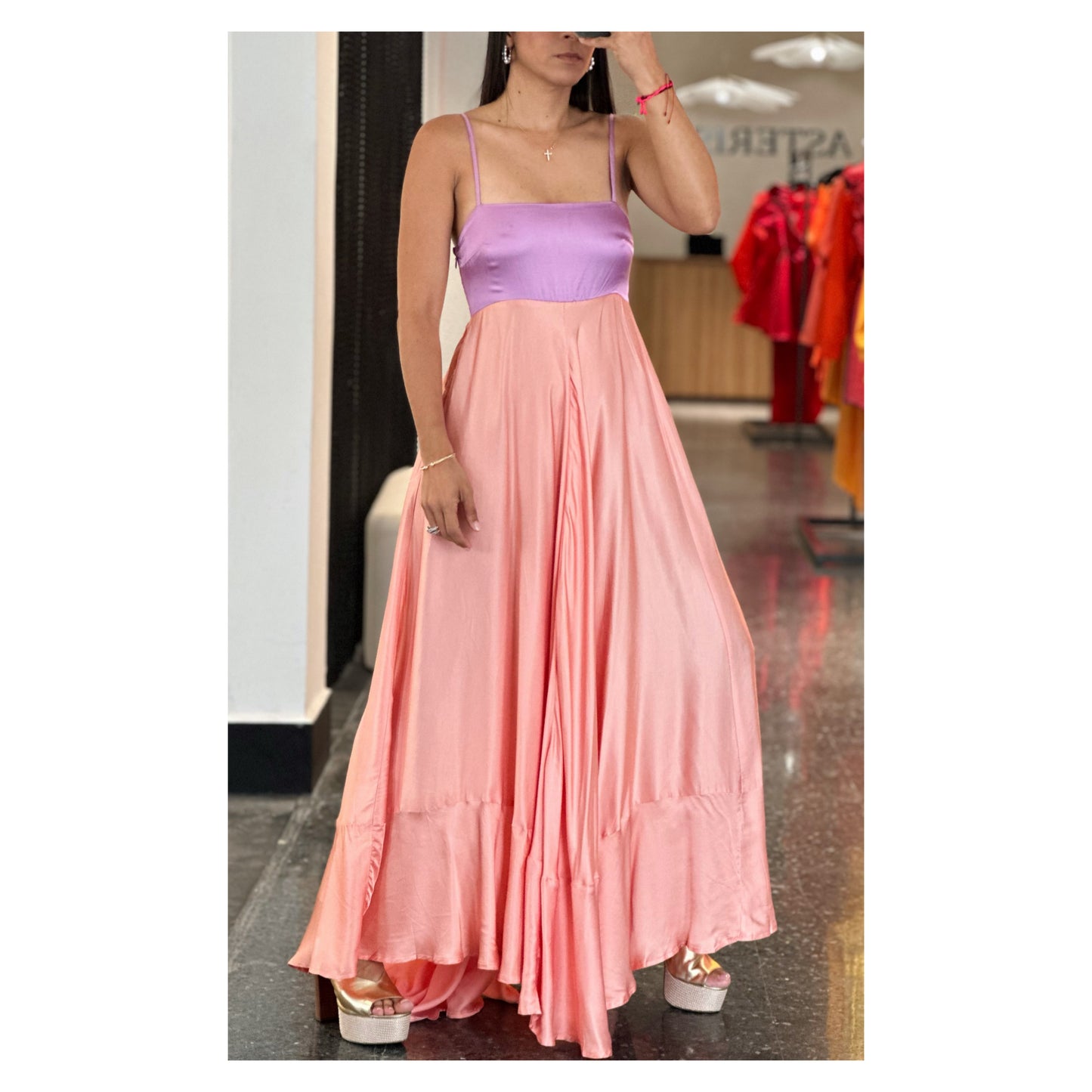 Honeydew Viola Maxi Dress