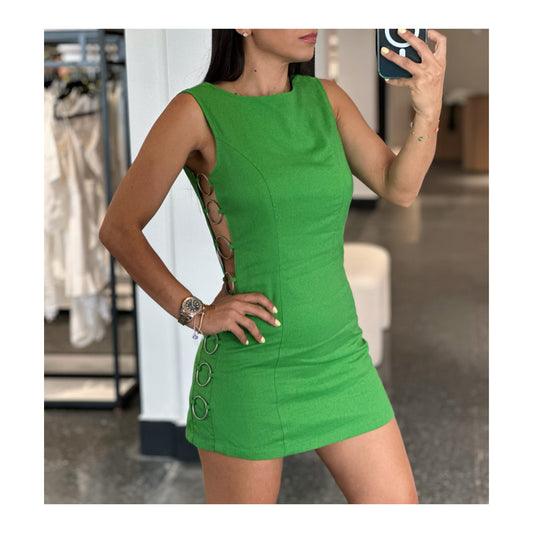 Kelly Green Reyna Mini Dress