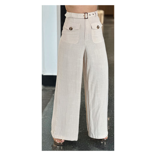 Wide Linen Pants