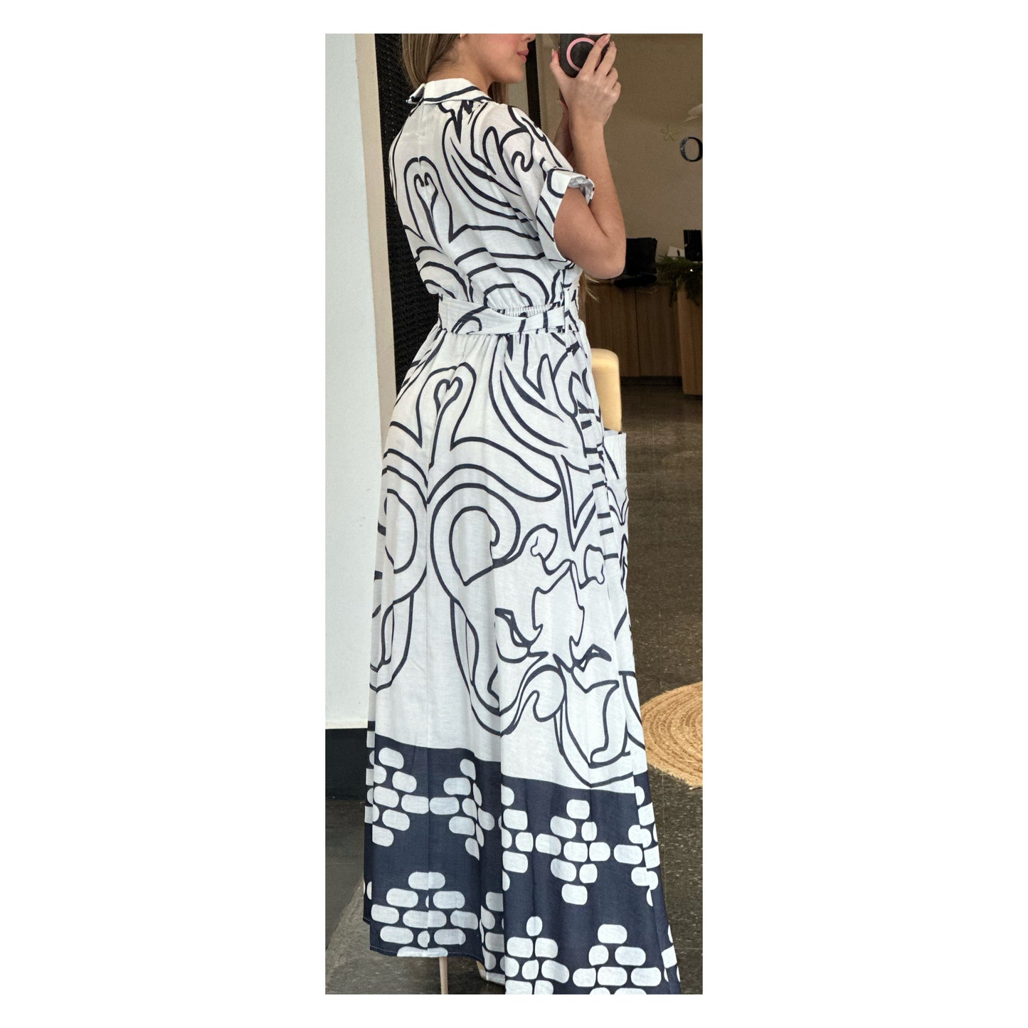 PRINTED MAXI DRESS