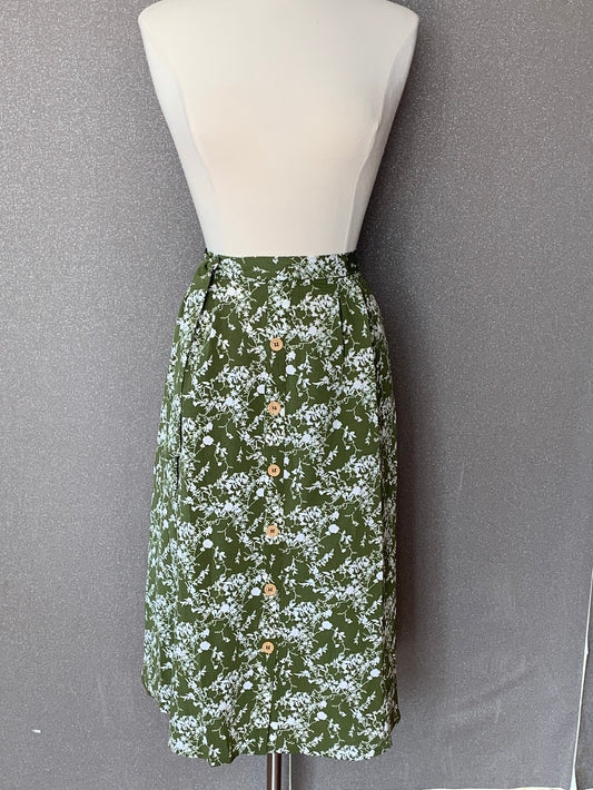 Bamboo Green Skirt