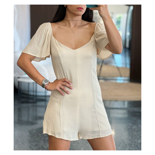 CREAM ROMPER