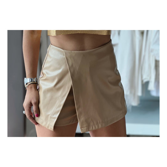 LATTE CLASSIC PU SKORT