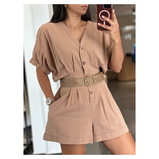 SHORT SLEEVE ROMPER