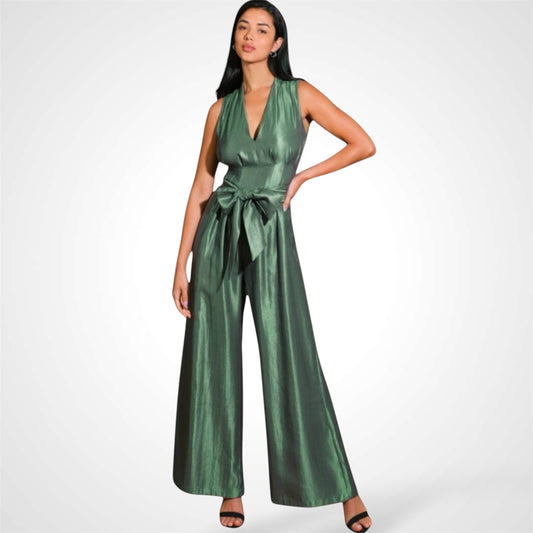 DEEP SAGE JUMPSUIT