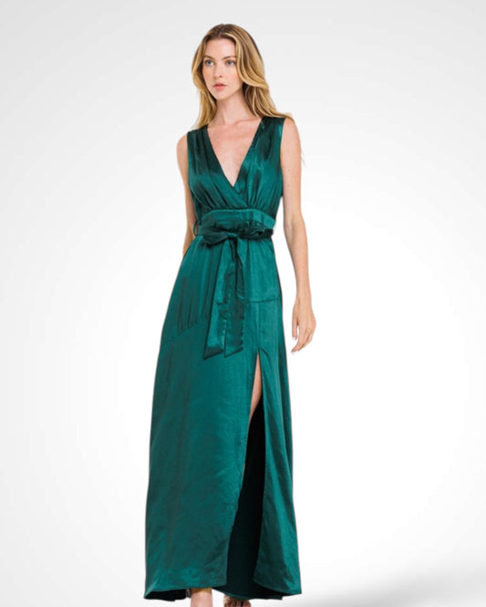 Satin Maxi Dress