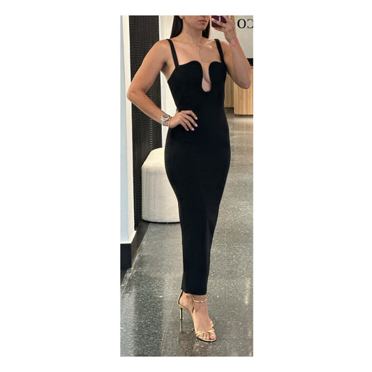 Shaped Bust Long Dress