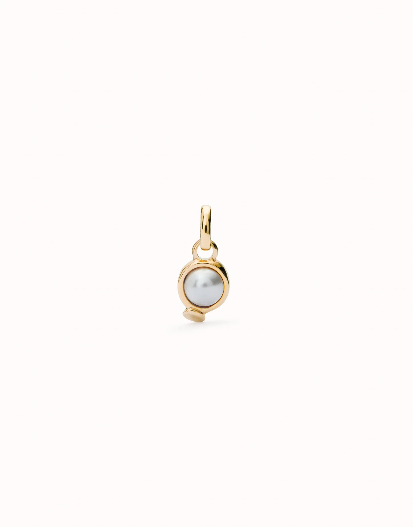 Uno de 50 18k gold plated charm with pearl