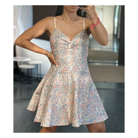 LAVENDER MULTI COCKTAIL DRESS