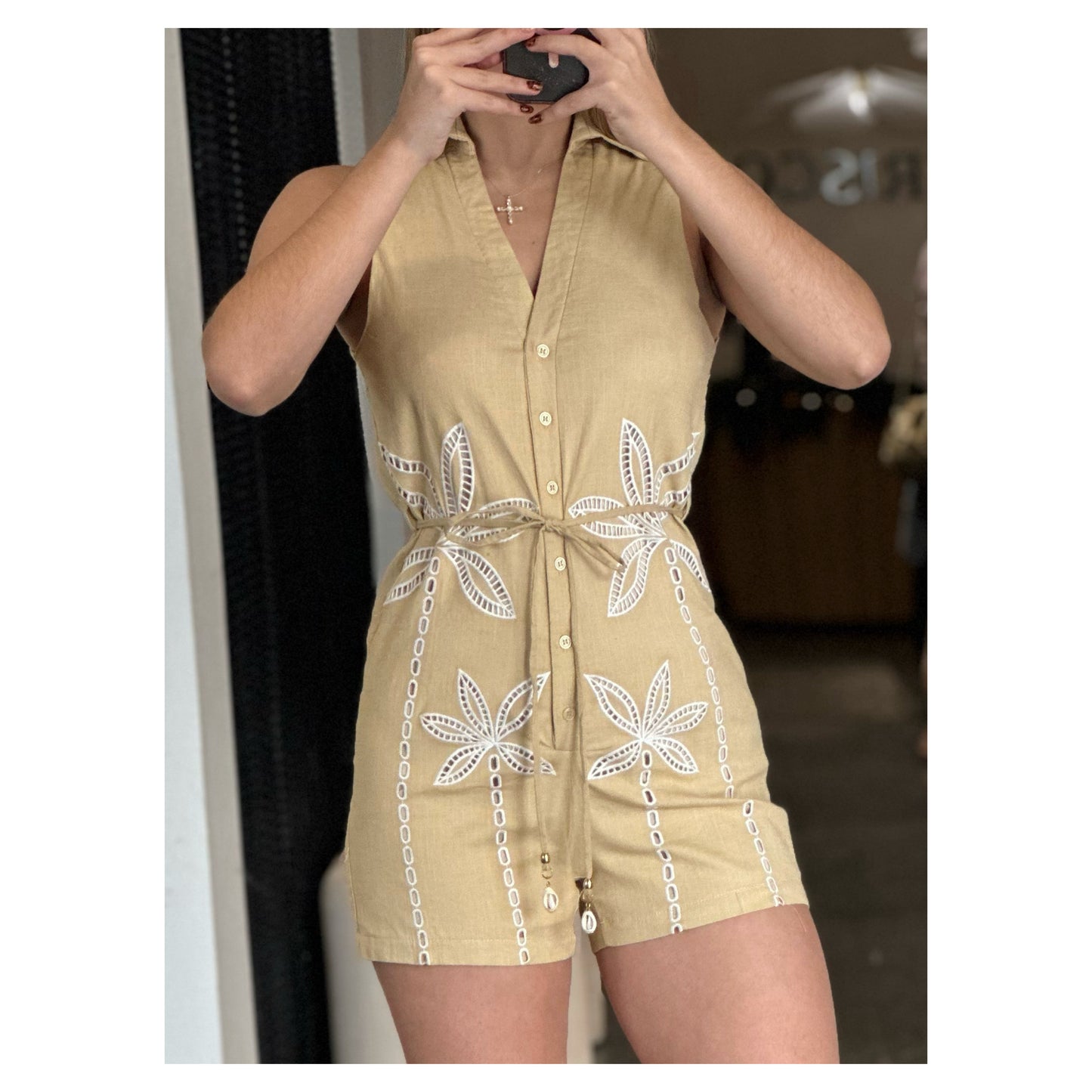 SOLID COLOR ROMPER