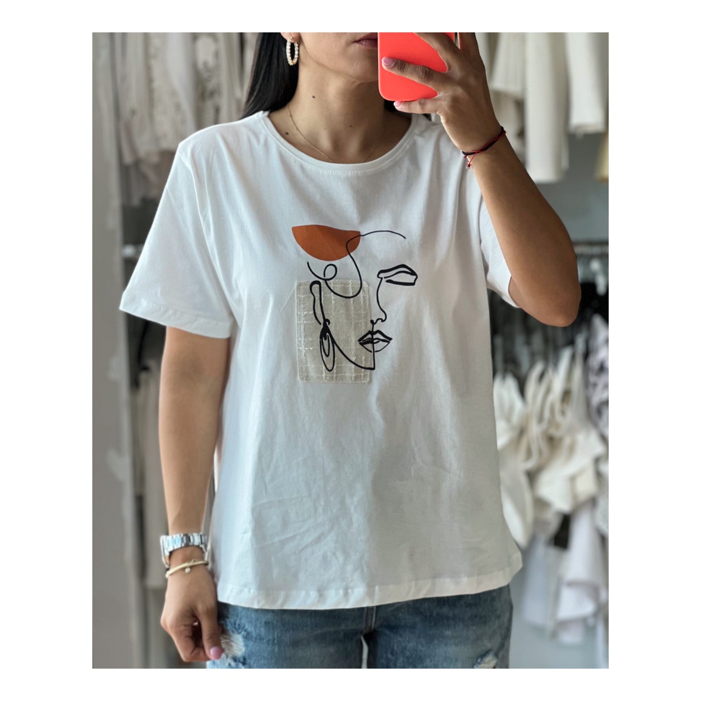 FACE OUTLINE TSHIRT