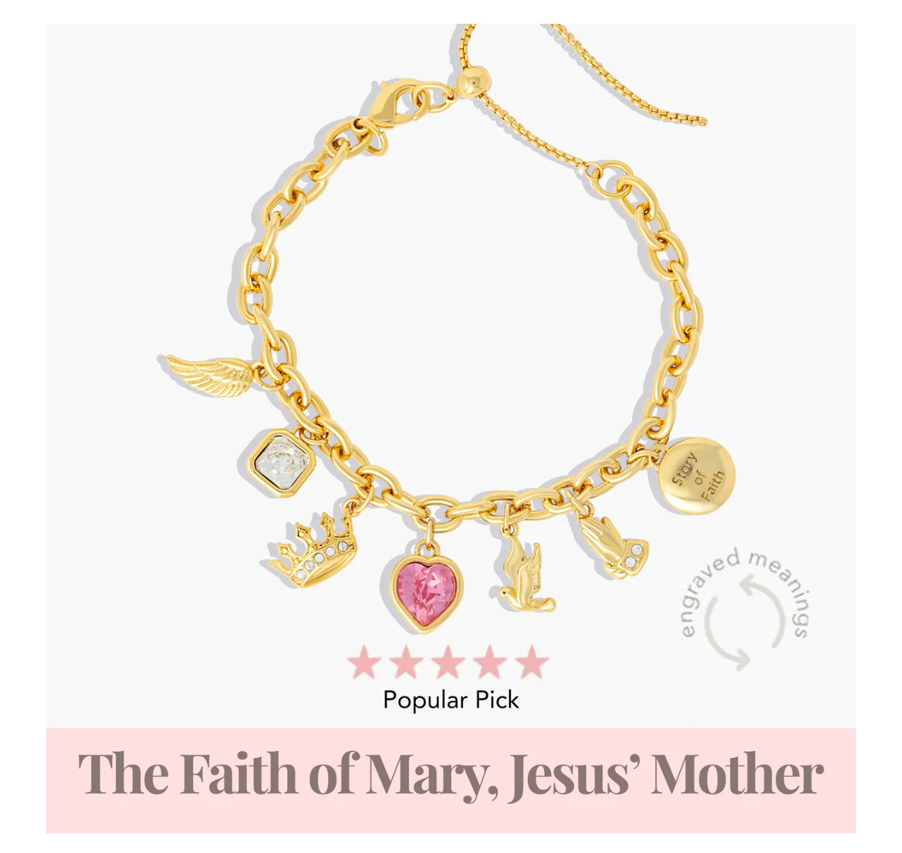 Story of Faith - Maria Bracelet Gold