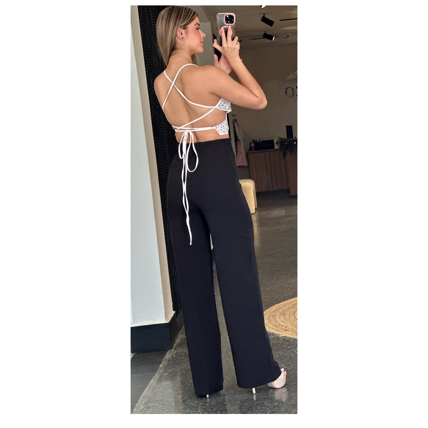 Black High Waist Pants