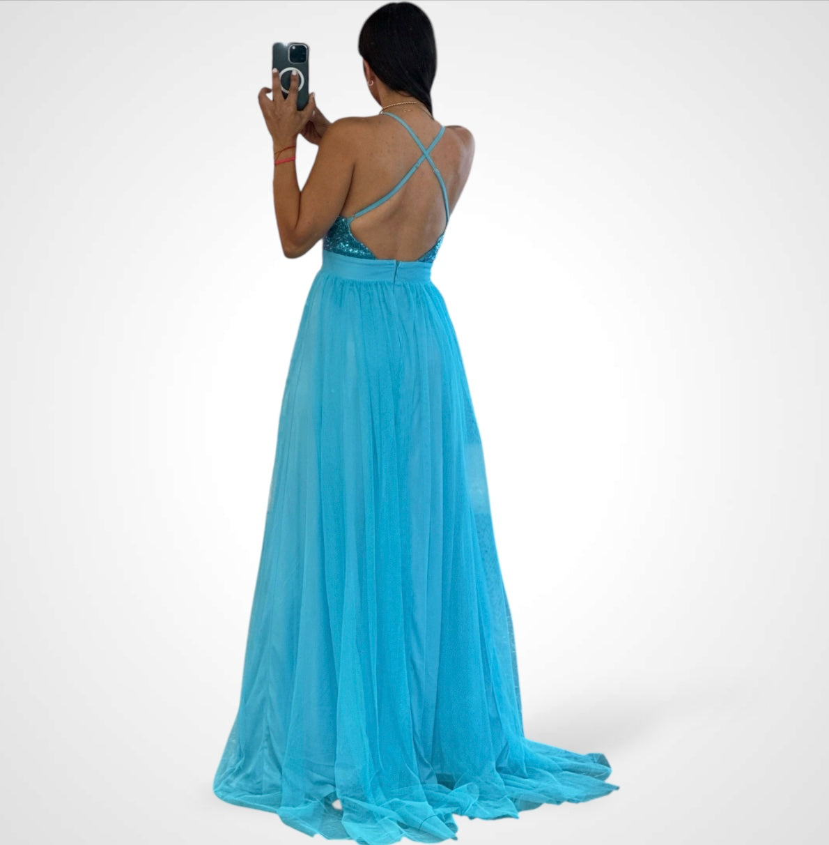 Lt. Blue Maxi Dress