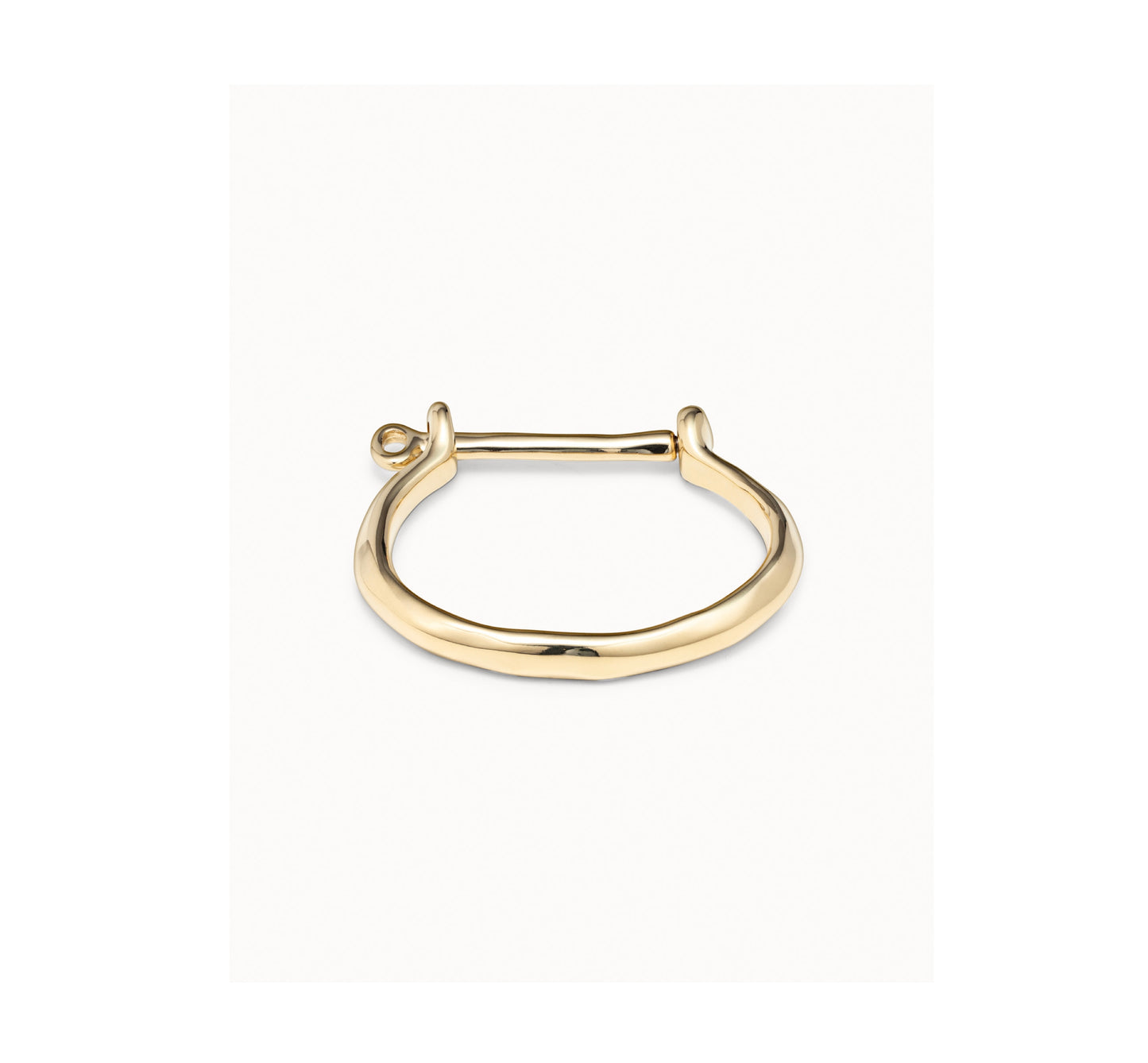 UNO D 50-18K gold-plated rigid bracelet