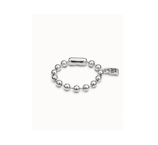 UNO D 50-Sterling silver-plated bracelet