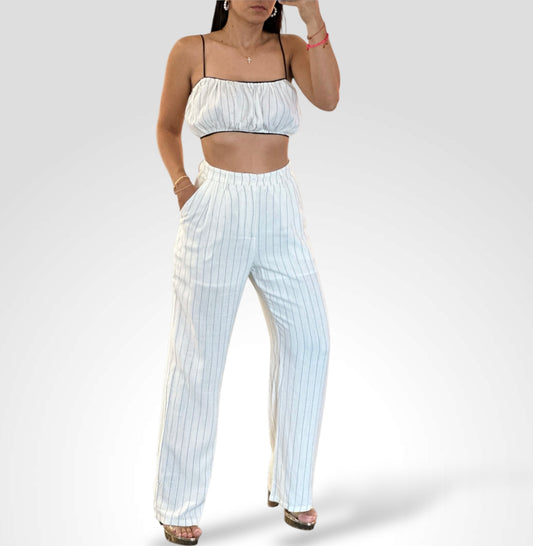 Striped Rayon Set