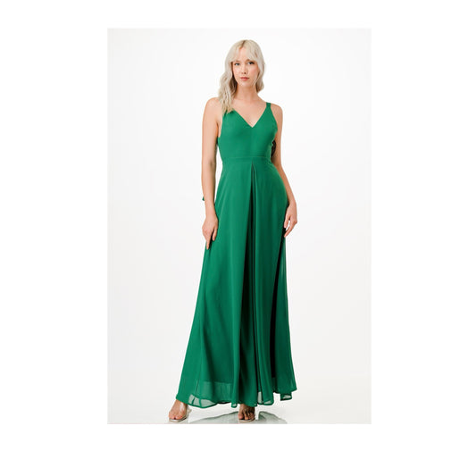 Wide Leg Jumpsuit with Pockets