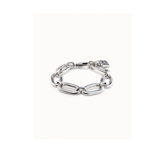 UNO D 50-Sterling silver-plated bracelet