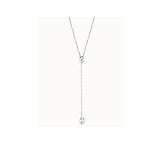 UNO D 50-Sterling silver-plated long necklace