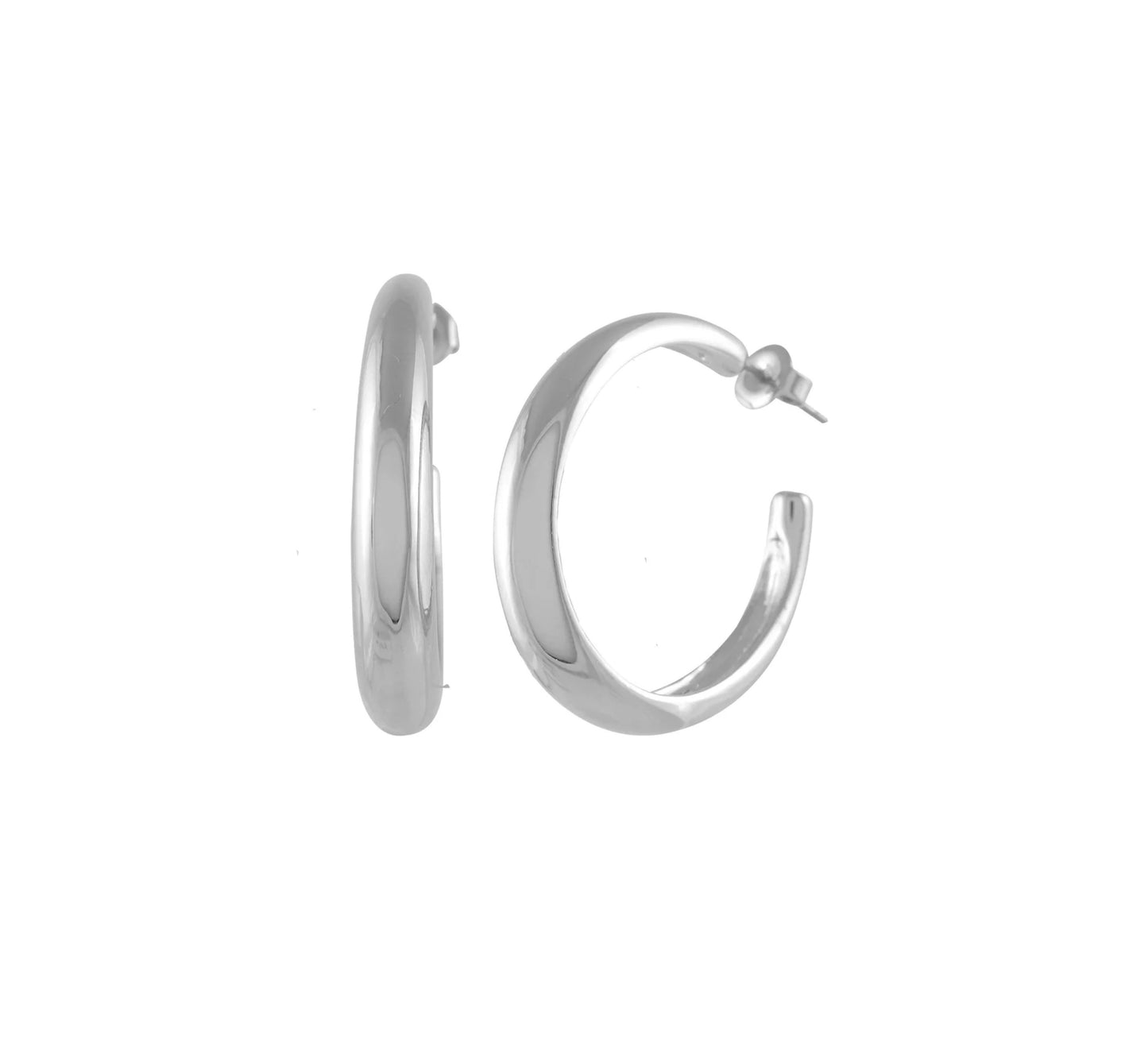 FC KATTY HOOP EARRING SILVER