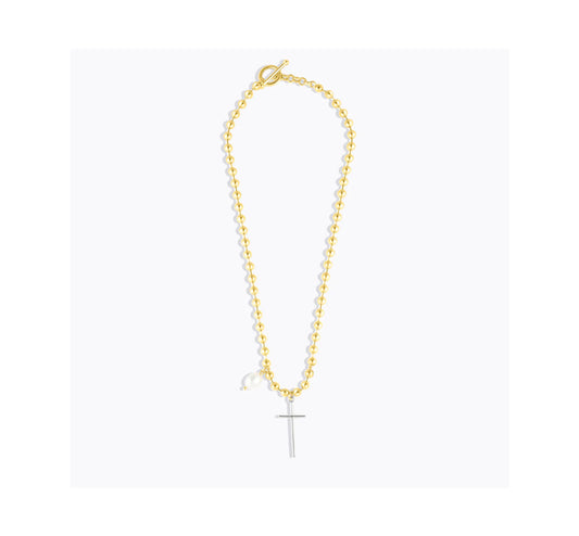 CANA CROSS NECKLACE GOLD