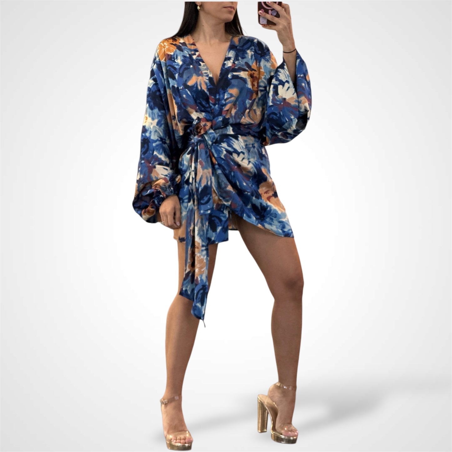 SJQ- ZAYA FLORAL WRAP DRESS