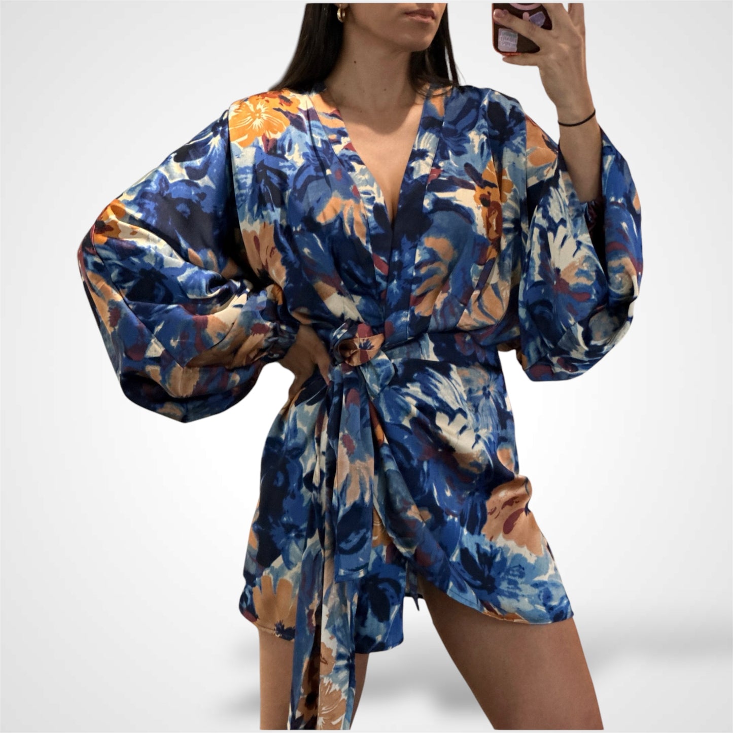 SJQ- ZAYA FLORAL WRAP DRESS