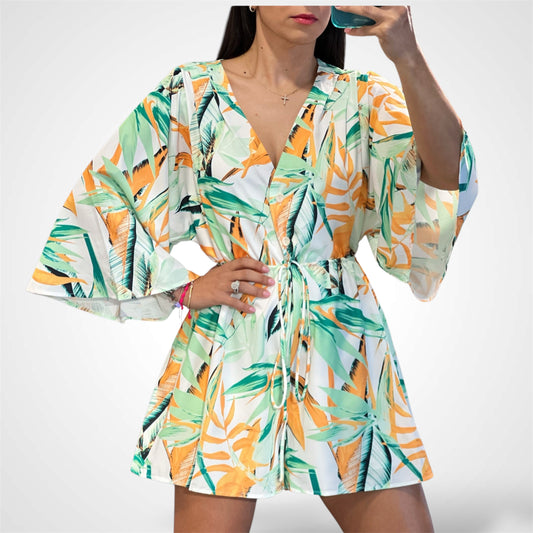 Printed Romper