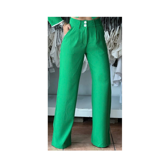 GREEN LONG PANT