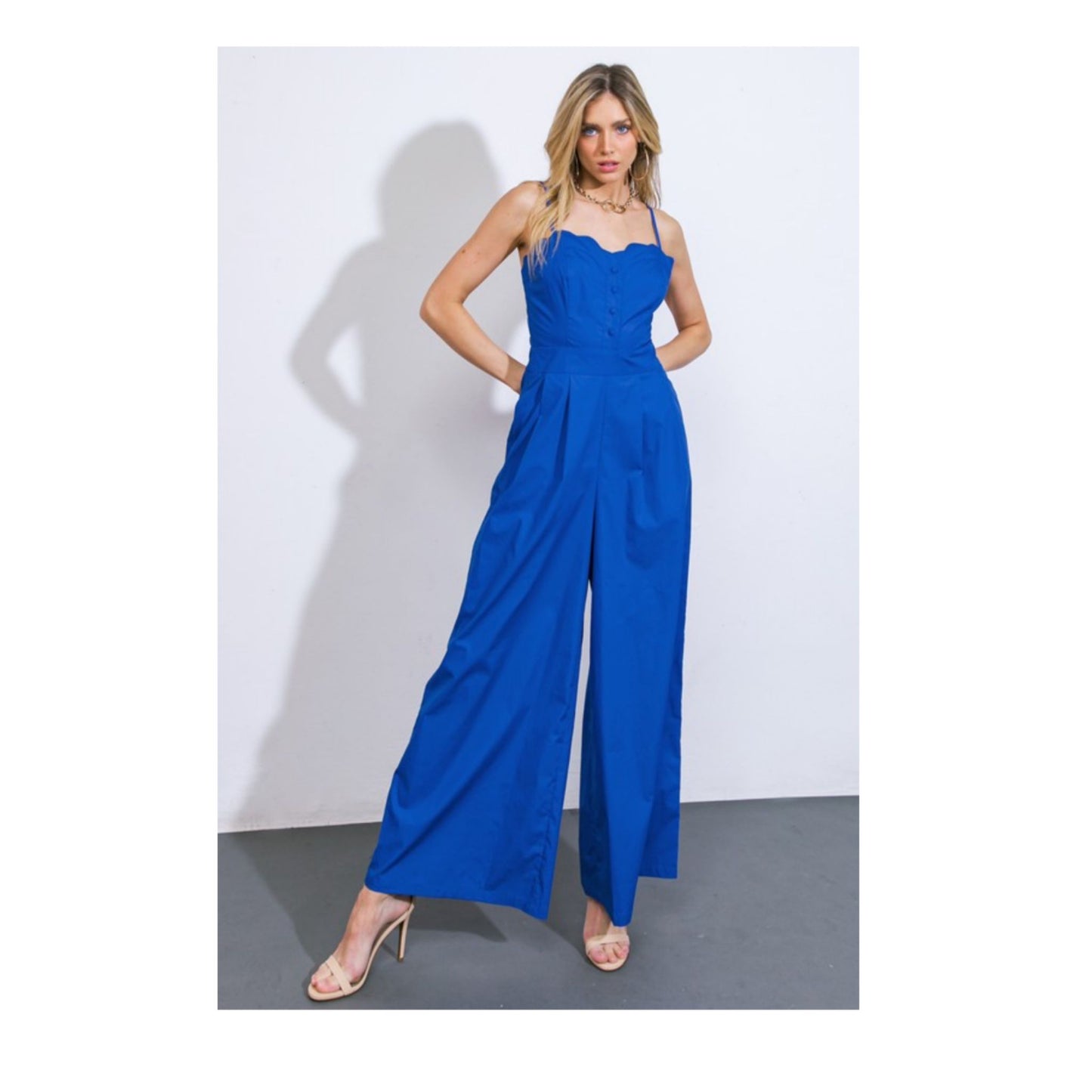 COBALT BLUE JUMPSUIT