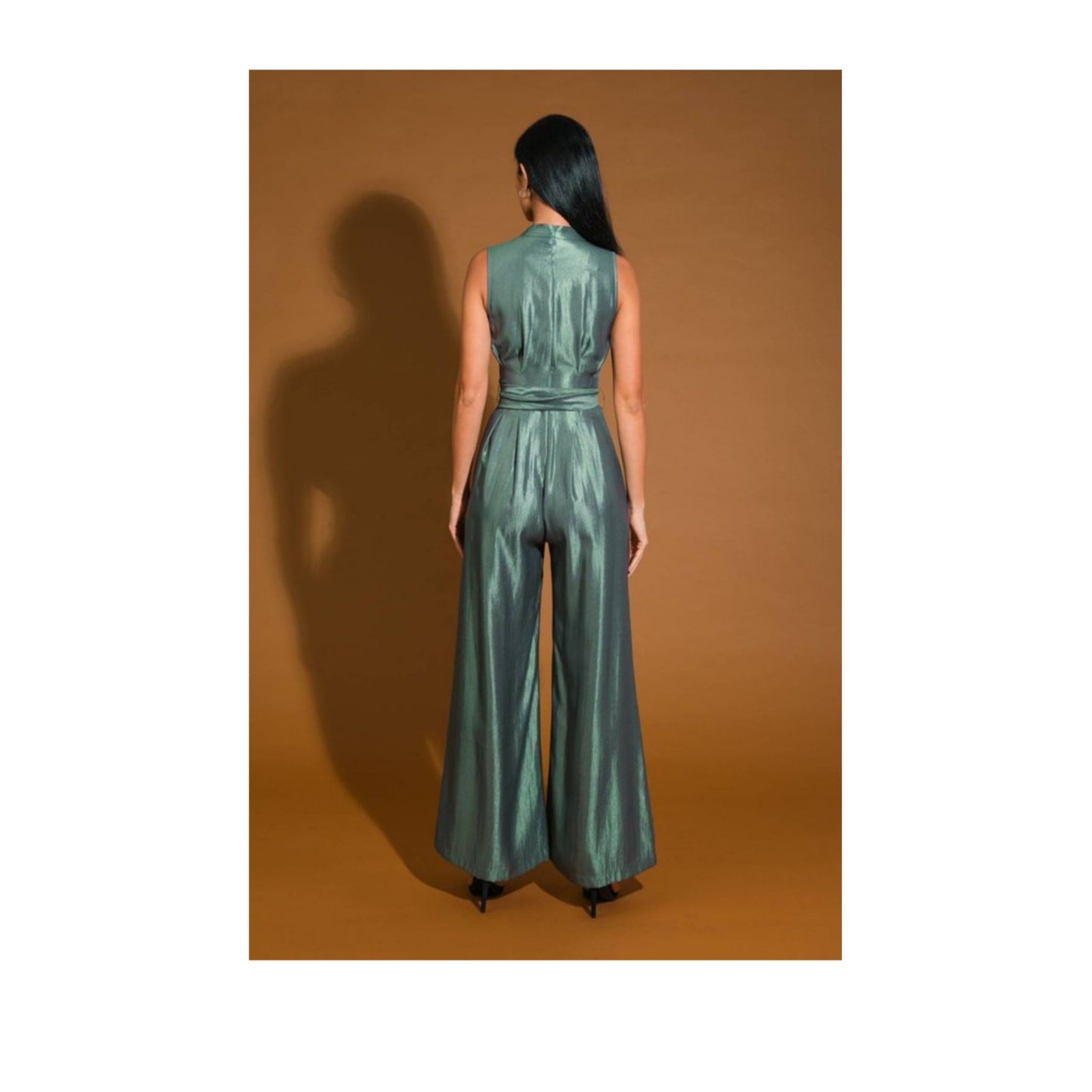 DEEP SAGE JUMPSUIT