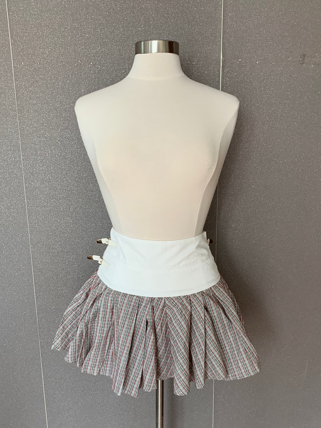 Mini Fancy Gray Skirt