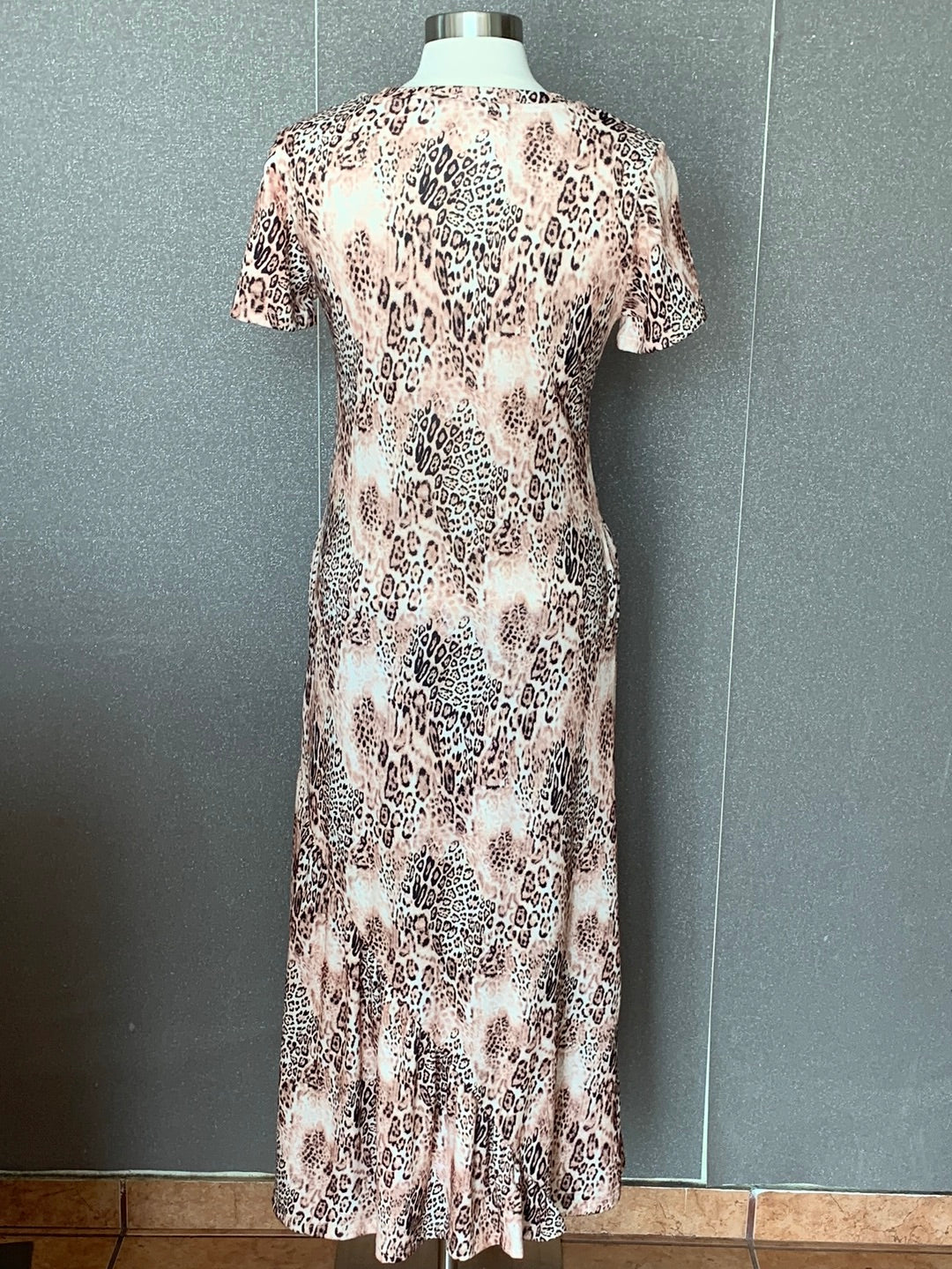 ANIMAL PRINT LONG DRESS