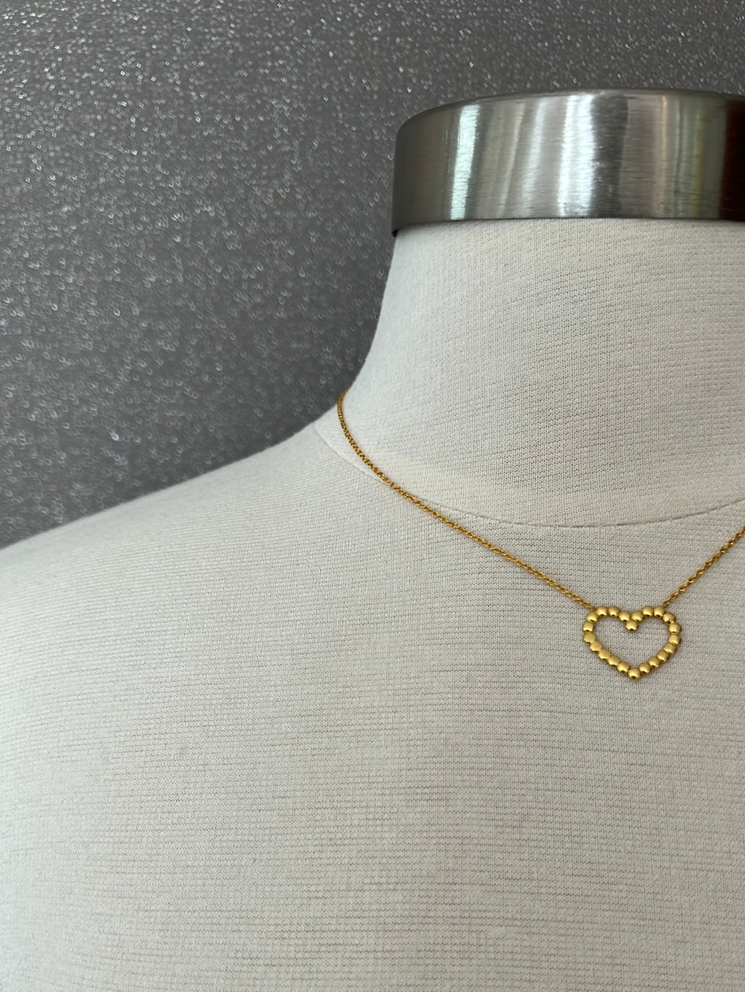 Carolina Heart Gold Chain