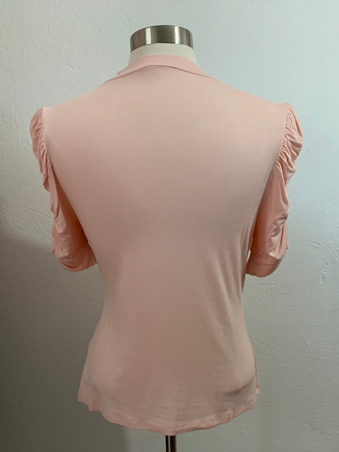 SHORT SLEEVE PINK TOP