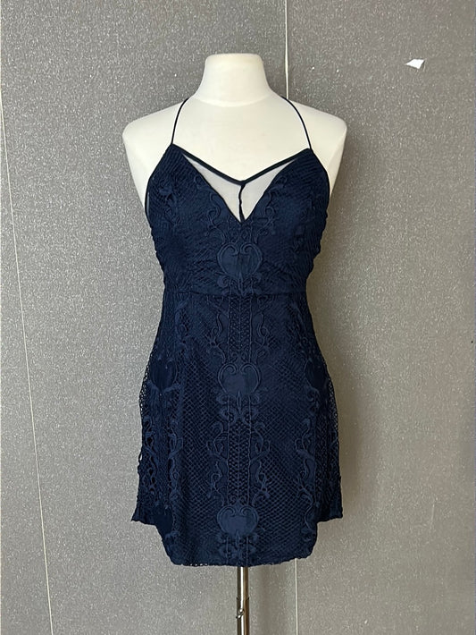 Navy Blue Mini Dress