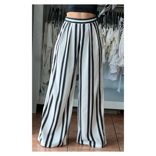 Printed Pleated Front Pant