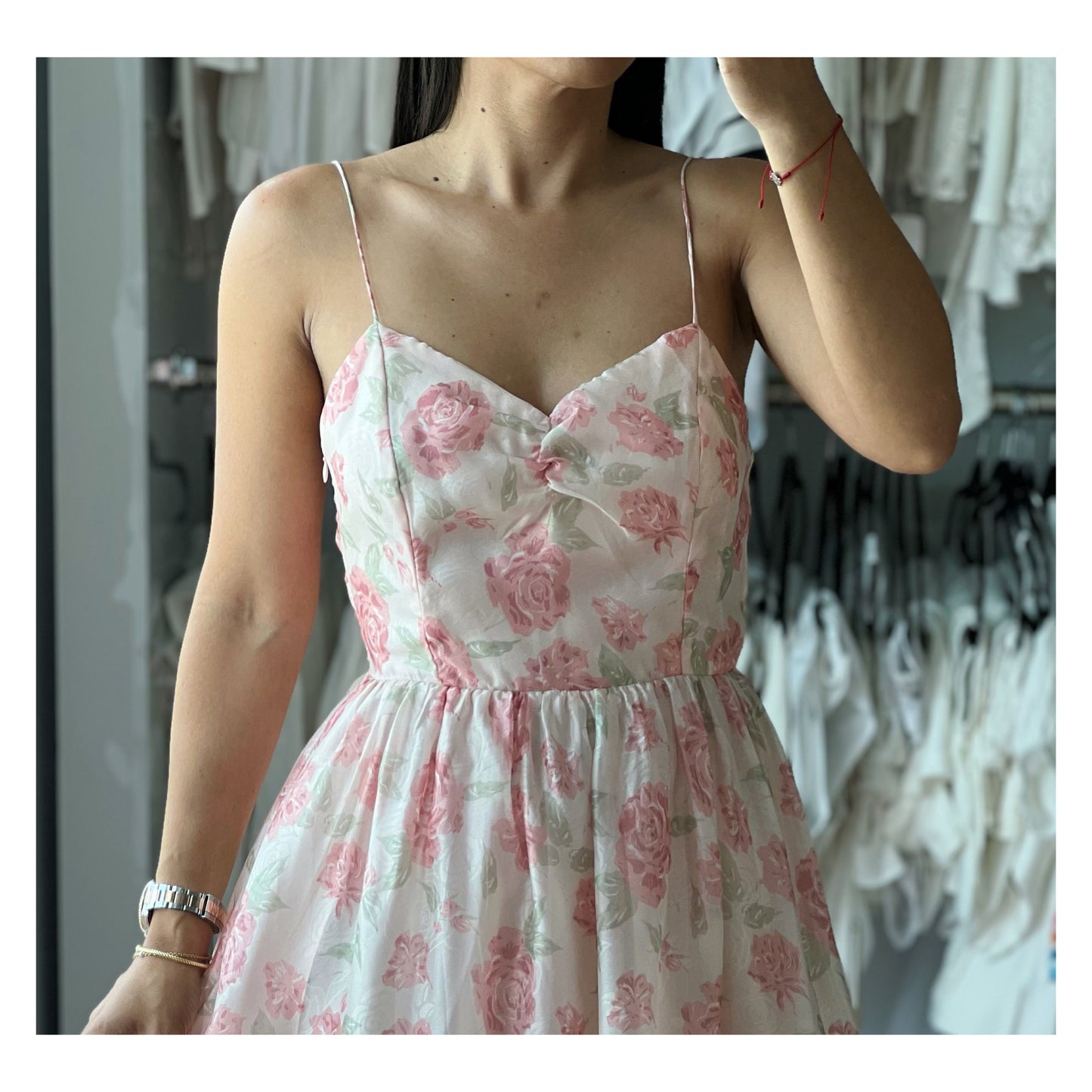 Pink Floral Dress