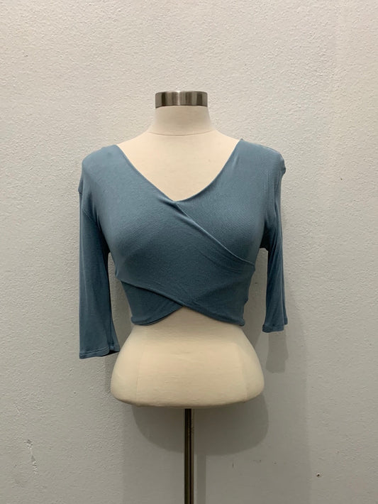 V Neck Crop Top