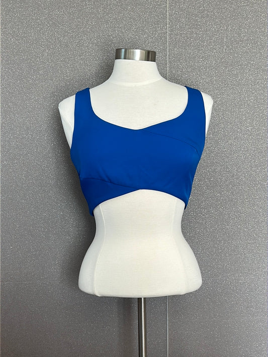 Blue Reckless Crop Top