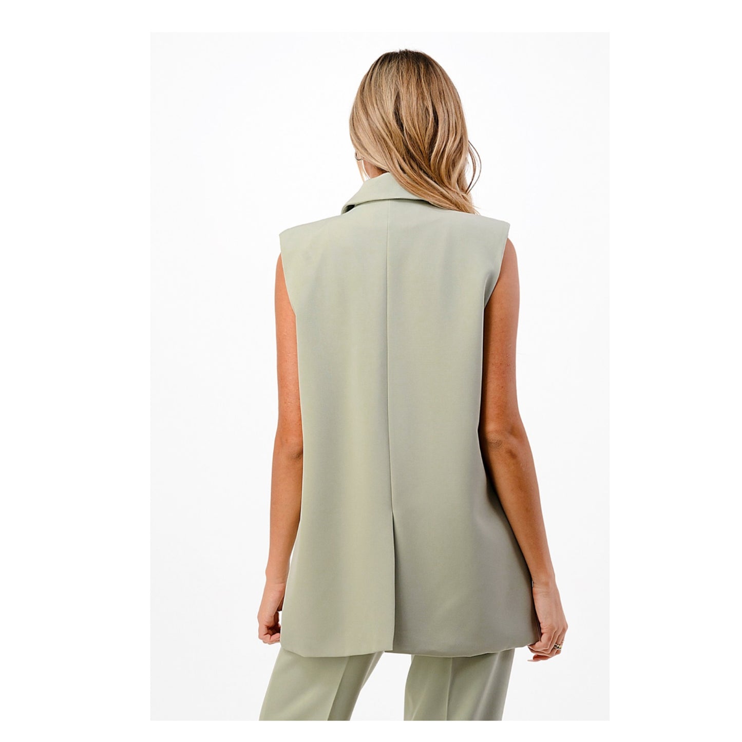 Sage Blazer Vest