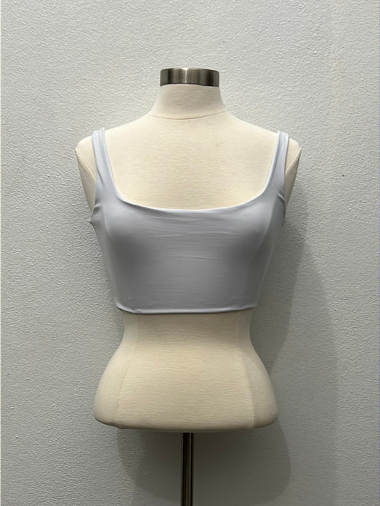 Basic White Crop Top