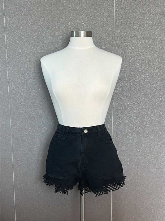 Denim Black Short