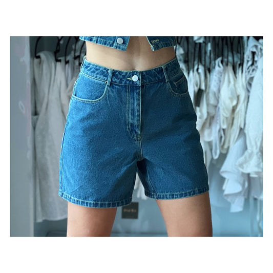 Mid Lenght Denim Short